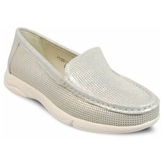 Мокасины Spur , размер 40 , серебряный