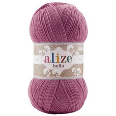 Пряжа для вязания ALIZE Bella 100 100гр. 360м100% хлопок) (440 сухая роза), 5 мотков
