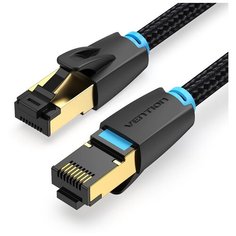 Патч-корд VENTION прямой SFTP cat.8 RJ45 - 0.5 м тканевая оплетка