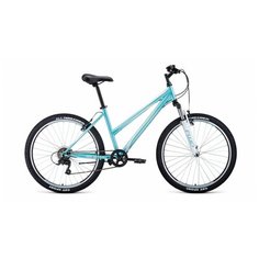 Велосипед FORWARD IRIS 26 1.0 (26" 6 ск. рост 17") 2020-2021, мятный