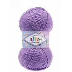 Пряжа для вязания ALIZE SEKERIM BEBE 100гр. 320м (100% акрил) (247 сиреневый), 5 мотков