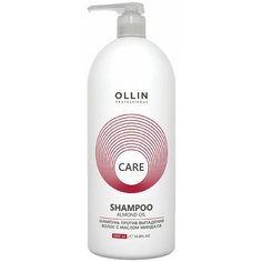 OLLIN CARE Шампунь против выпадения волос с маслом миндаля 1000мл/ Almond Oil Shampoo