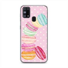 Силиконовый чехол "Пирамидка макарони" на Samsung Galaxy M31 / Самсунг Галакси М31 Case Place
