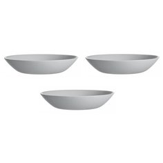 Набор тарелок, Тарелка суповая Дивали гранит, Luminarc, 3 штуки, диаметр 20см