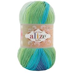 Пряжа для вязания ALIZE Bella Batik 100 100гр. 360м100% хлопок) (7649), 5 мотков
