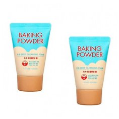 ETUDE HOUSE Пенка для снятия ВВ крема MINI Baking Powder BB Deep Cleansing Foam 30 мл * 2 шт.