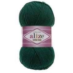 Пряжа для вязания ALIZE Cotton gold (55% хлопок,45%акрил)ТУ (426 петроль), 5 мотков