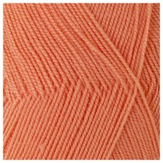 Пряжа для вязания из Троицка Пчелка (100%акрил) (0421 светло-оранжевый), 10 мотков Троицкая камвольная фабрика