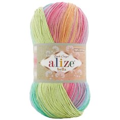 Пряжа для вязания ALIZE Bella Batik 100 100гр. 360м100% хлопок) (4151 секционный), 5 мотков