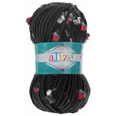 Пряжа для вязания ALIZE Superlana Maxi Flower 100гр. 80м. (25%шерсть, 70%акрил, 5%п/а) (5219), 5 мотков