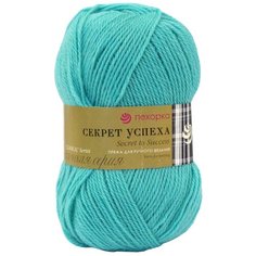 Пряжа для вязания Пехорка Секрет успеха (100%шерсть) (95-Океан), 10 мотков