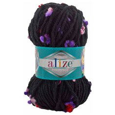 Пряжа для вязания ALIZE Superlana Maxi Flower 100гр. 80м. (25%шерсть, 70%акрил, 5%п/а) (6218), 5 мотков