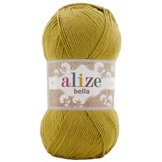 Пряжа для вязания ALIZE Bella 100 100гр. 360м100% хлопок) (593 зеленая оливка), 5 мотков