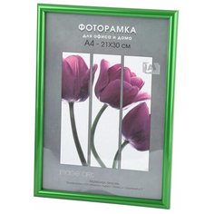 Фоторамка 21x30 Светосила радуга зеленый металлик