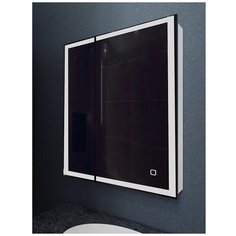 Зеркало шкаф MIXLINE "Минио" 700*800 (ШВ) 2 створки, правый,сенсорный выкл, светодиодная подсветка