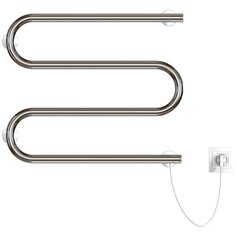 Полотенцесушитель электрический М 50x60 (кнопочный выкл, 184 Вт) ZOX