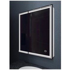 Зеркало шкаф MIXLINE "Мелис" 700*800 (ШВ) 2 створки, правый,сенсорный выкл, светодиодная подсветка