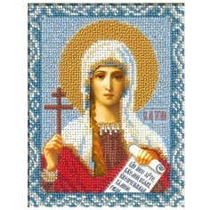 Набор вышивки бисером «Святая Татьяна», 12,5x16,3 см, Русская искусница