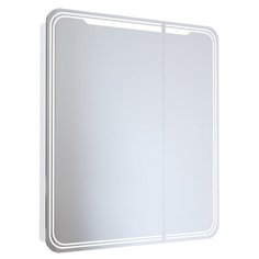 Зеркало шкаф "виктория" 700*800 (ШВ) 2 створки, правый, сенсорный выкл, светодиодная подсветка Mixline