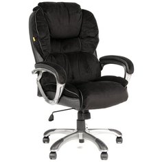 Компьютерное кресло Chairman 434N для руководителя, обивка: текстиль, цвет: Микрофибра черный