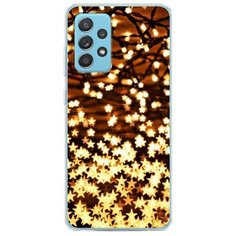 Силиконовый чехол "Новогодняя гирлянда" на Samsung Galaxy A52 / Самсунг Галакси А52 Case Place
