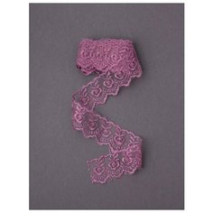 Кружево капроновое ширина 45мм (2,0м, IDEAL, TBS.30010170 (255) т. розовый