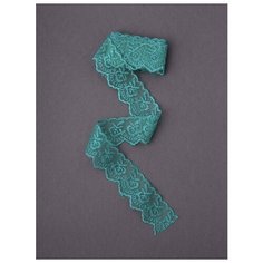 Кружево капроновое ширина 45мм (2,0м, IDEAL, TBS.30010, 232 (149) бирюзовый