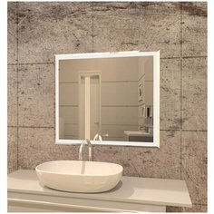 Зеркало MIXLINE "Минио" 800*700 (ШВ) сенсорный выключатель, светодиодная подсветка + подогрев