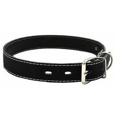 Ошейник кожаный ширина 35 мм, обхват шеи от 55 до 64 см. Каскад