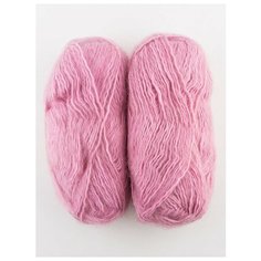 Пряжа "Астория" 50 г, 180 м (2 мотка), камтекс, розовый