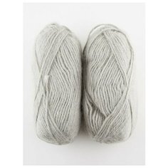 Пряжа "Северянка" 100 г, 150 м (2 мотка), камтекс, серый