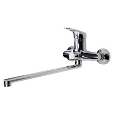 Смеситель для ванны и умывальника 35к ESKO KS31 "Kansas" с аксессуарами ХРОМ+ ершик "POCA" ЕСКО