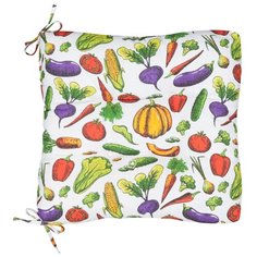 Декоративная подушка (сидушка) толстушка «Урожай» рогожка наб. 40х40 см Guten Morgen