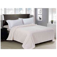 Покрывало Guten Morgen Фланель жаккард, 200 х 220 см, Банановый маффин