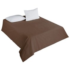 Простыня гл. кр сатин коричн 200х220 Guten Morgen