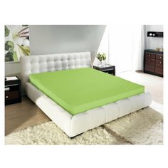 Простыня на резинке Guten Morgen ПТ-160-200, трикотаж, 160 х 200 см, салатовый