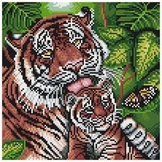 Алмазная мозаика "Под надежной защитой", 30x30 см Molly