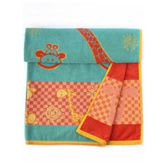 Простыня махровая 100х160см, 1с01.415ж1, Речицкий текстиль, Жирафик