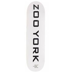 Дека Zoo York Og 95 Logo Block Deck 8 white/black/grey