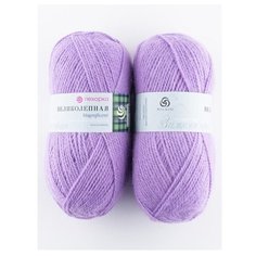 Пряжа Пехорка Великолепная 2, 30 % ангора, 70 % акрил, 100 г, 300 м, 2 шт., 178 светло-сиреневый