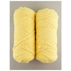 Пряжа "MIMI" 100г, 80м (2 мотка), Adelia, №15 бл. желтый