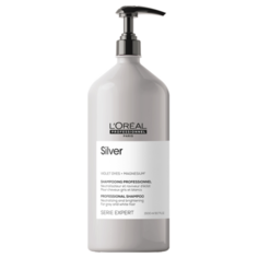 Loreal Professionel Serie Expert Silver Профессиональный нейтрализующий шампунь для осветленных и седых волос,1500 мл Loreal Professionnel