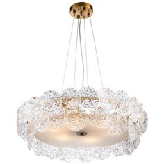 Потолочный светильник ESCADA 1144/8S, E14, 320 Вт, цвет арматуры: золотой, цвет плафона: белый