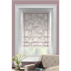 Римская штора Arazzo от Memotex с карнизом. В: 200см. Ш: 100см.