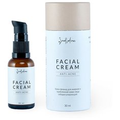 Крем-флюид для проблемной и жирной кожи лица себорегулирующий "Anti-Acne" SmoRodina, 30 мл