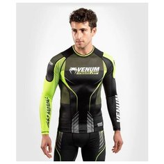 Рашгард Venum размер L, black/neo yellow