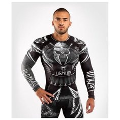 Рашгард Venum GLDTR 4.0 размер XL, black/white