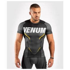 Рашгард Venum ONE FC Impact размер S, grey/yellow