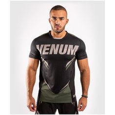 Футболка Venum One FC Impact Dry Tech размер S, black/khaki