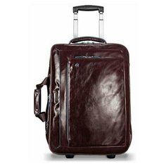 Сумка дорожная PIQUADRO Blue Square на колесах, коричневый